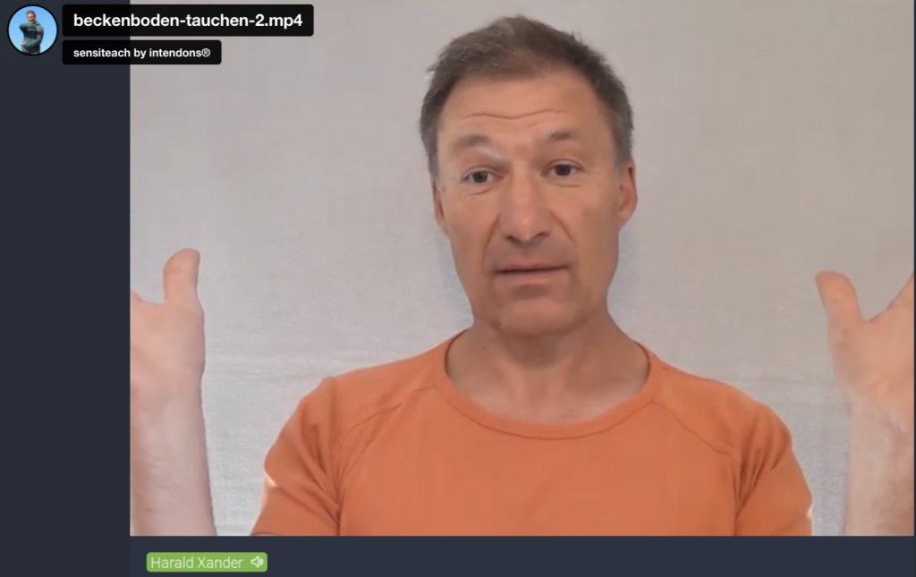 Tuch aufspannen