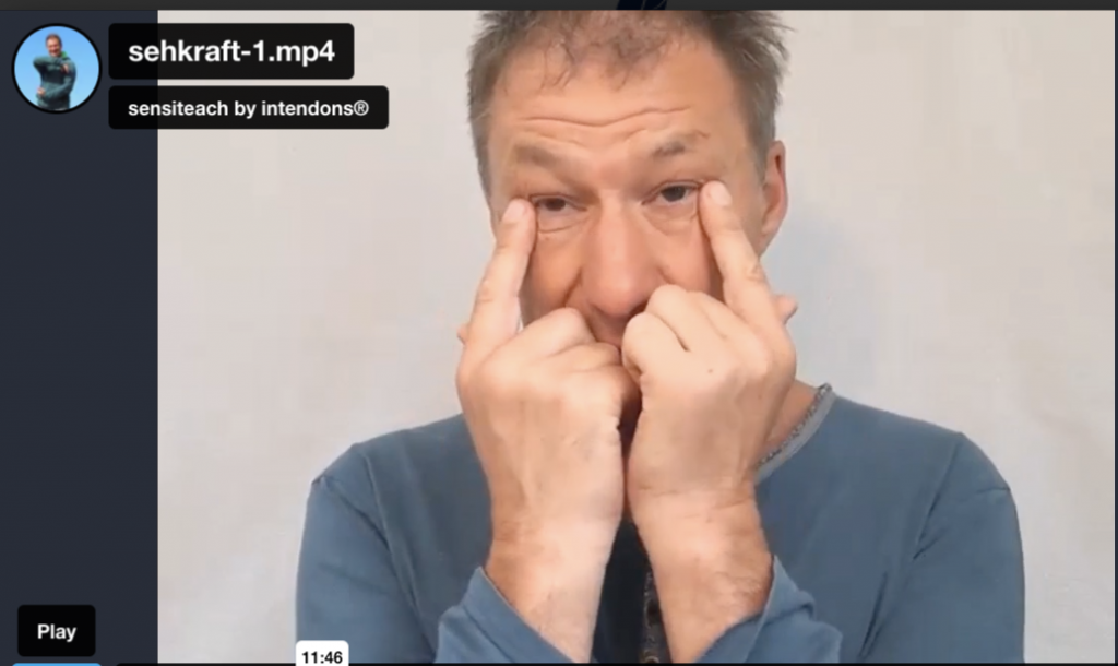 Augenmassage
